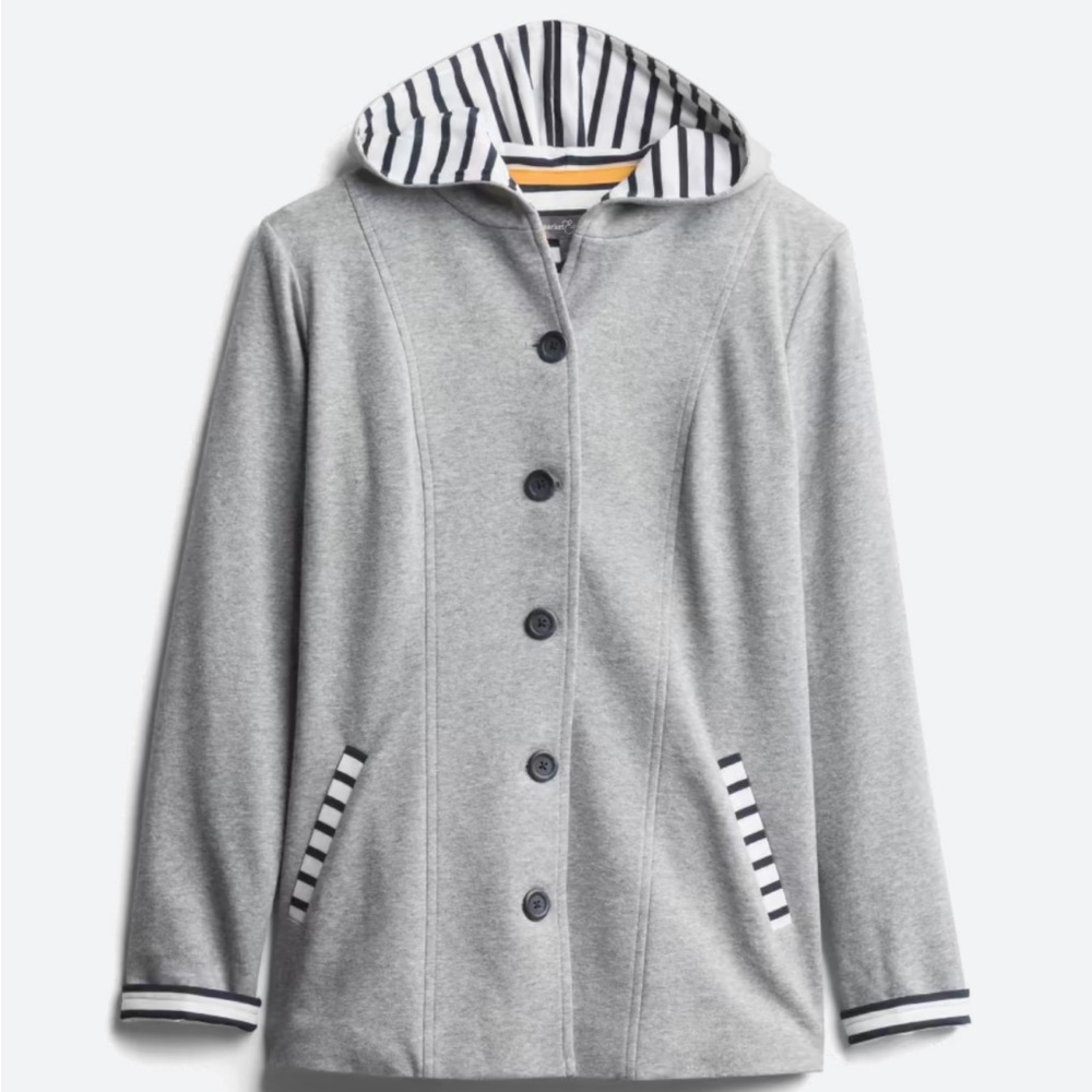 Excellent condition stitch fix hooded fleece sweater jacket, size small